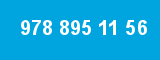 978 895 11 56 978 895 11 56